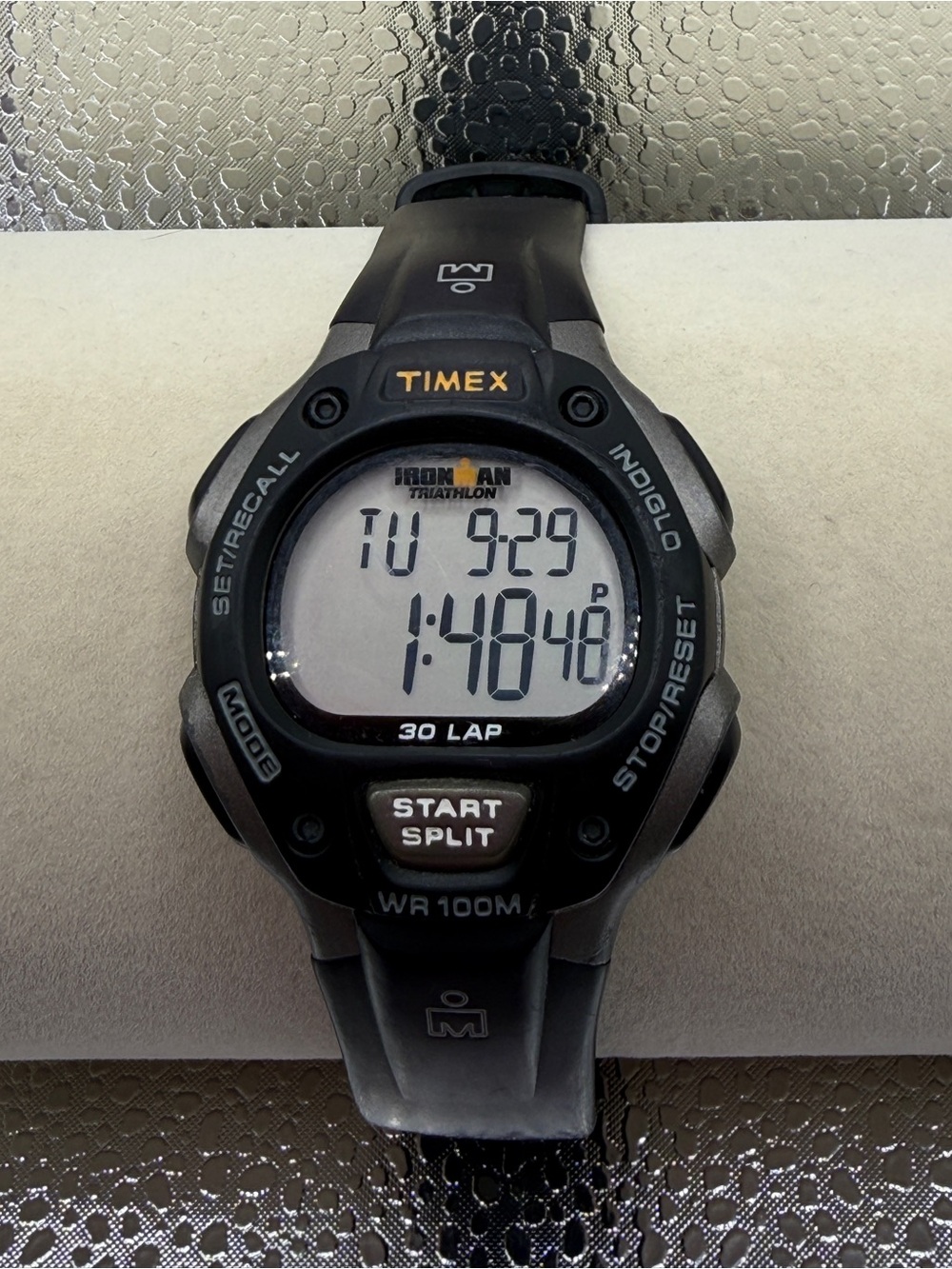 Timex Ironman 170 Digital Watch 30 Lap WR100M with NEW BATTERY